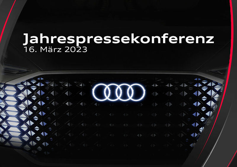 Audi Jahrespressekonferenz 2023 im Livestream: Geschäftszahlen und Jahresbilanz im Überblick